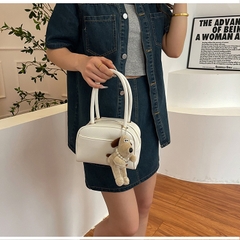 Túi Quai Xách Nữ - Giỏ Xách Đeo Chéo Kèm Thú Bông Mona - tt240701