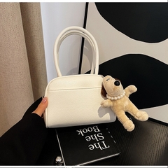 Túi Quai Xách Nữ - Giỏ Xách Đeo Chéo Kèm Thú Bông Mona - tt240701