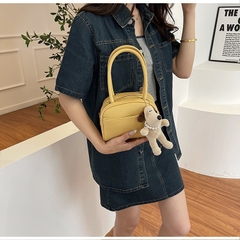 Túi Quai Xách Nữ - Giỏ Xách Đeo Chéo Kèm Thú Bông Mona - tt240701