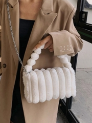 Túi Lông Nữ Có Quai Xách - Giỏ Xách Đeo Chéo Mona - tt231007