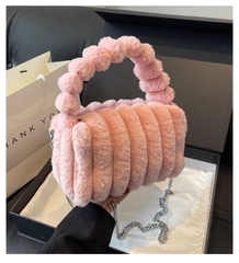 Túi Lông Nữ Có Quai Xách - Giỏ Xách Đeo Chéo Mona - tt231007