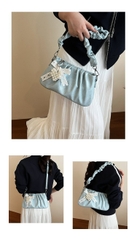 Túi Đeo Chéo Nữ Bèo Nhún Xách Tay Sành Điệu -  tt250619