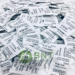 GÓI HÚT ẨM SILICA GEL 01 GRAM CHỮ ĐEN