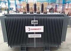 Máy Biến Áp dầu SANAKY Amorphous 3 pha 1.500kVA 22/0.4kV