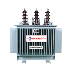 Máy Biến Áp dầu SANAKY Amorphous 3 pha 560kVA 22/0.4kV