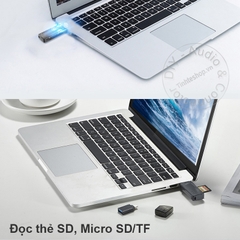 Cạc đọc thẻ SD Micro SD SSK SCRM400 - Micro SD TF USB 3.1 gen1 SD memory card reader