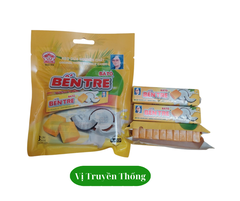 Kẹo dừa Bến Tre Bà Hai Tỏ túi 142g (3 thanh x 10 viên)