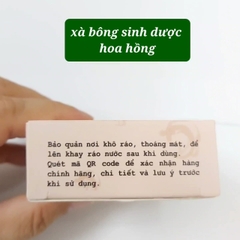 Xà bông sinh dược hoa hồng 100g