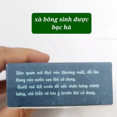 Xà bông sinh dược hương bạc hà 100g giúp thư giãn, đuổi muỗi hiệu quả