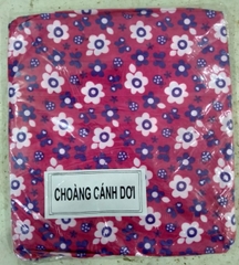 Áo Mưa Cánh Dơi Vải Dù Họa Tiết Hoa 1m4