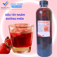Dâu Tây Ngâm Đường Phèn 1.3kg VietTin Mart