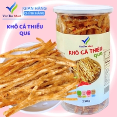 (250gram) Khô Cá Thiều Tẩm Vị Ăn Liền (Dạng Que)
