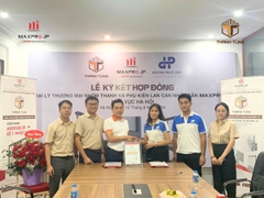 Lễ ký kết hợp tác Hoàng Phát Đạt - Nhôm lan can cao cấp Maxpro