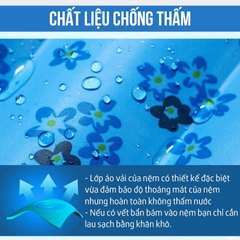 ĐỆM NƯỚC MÁT DÀNH CHO NGƯỜI ỐM ĐAU KÍCH THƯỚC 70*140