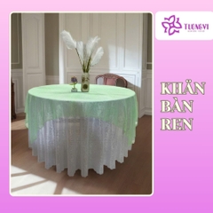 KHĂN TRẢI BÀN REN