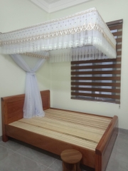 Mùng khung LÙA DỌC (LÙA ĐẦU) kiểu vuông inox chống muỗi -không kèm khung