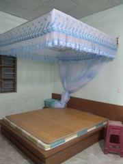 Mùng khung LÙA DỌC (LÙA ĐẦU) kiểu vuông inox chống muỗi -không kèm khung