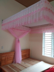 Mùng khung LÙA DỌC (LÙA ĐẦU) kiểu vuông inox chống muỗi -không kèm khung