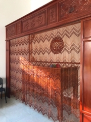 RÈM NHỰA GIẢ PHA LÊ TRANG TRÍ MẪU SÁO ĐÁ ĐẸP