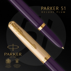 Bút Máy Parker 51 Deluxe Plum GT