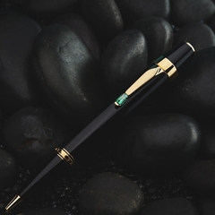 Bút Bi Montblanc Boheme Black Resin Gold Vert MB25280