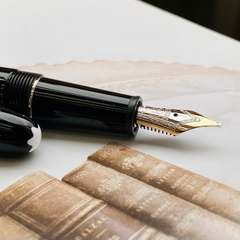 Bút Máy Montblanc Meisterstuck Classique 145 Platinum-Coated MB132468