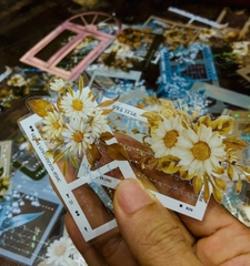 Sticker Frame Hoa Vintage
