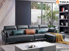 Sofa da nỉ nhập khẩu 8881