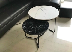 Bàn trà chân Y 2 mặt ceramic