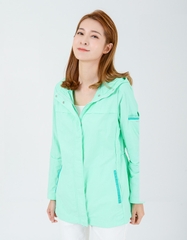 Áo khoác chống nắng măng-tô nữ UV100 AA20001