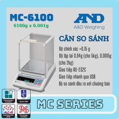 Cân điện tử - Cân so sánh A&D - Dòng MC - Nhật Bản