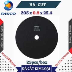 Đĩa cắt kim loại Disco HA-CUT size 205 x 0.8 x 25.4 (mm)