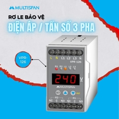 Rơ le bảo vệ điện áp và tần số 3 pha VPR-3P Multispan