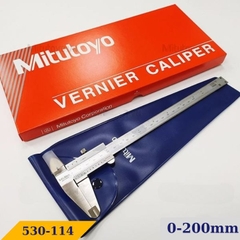 Thước cặp cơ khí Mitutoyo 530-114 (0-200mm/8''x0.05)