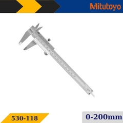 Thước cặp cơ khí Mitutoyo 530-118 (0-200mm/8'')