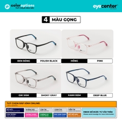 [B108] Gọng kính trẻ em chống ánh sáng xanh chính hãng EYECENTER nhựa dẻo chống gãy siêu nhẹ nhiều màu có thể thay mắt cận 2288