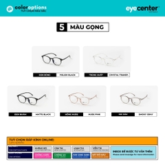 [C15]Gọng kính cận chính hãng EYECENTER nhựa dẻo chống gãy siêu nhẹ  EC 215 by Eye Center Vietnam