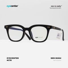 [C70]Gọng kính cận nam nữ chính hãng EYECENTER nhựa dẻo chống gãy EC 614 by Eye Center Vietnam