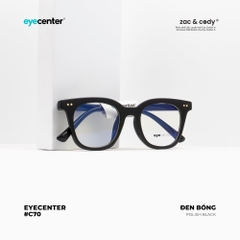 [C70]Gọng kính cận nam nữ chính hãng EYECENTER nhựa dẻo chống gãy EC 614 by Eye Center Vietnam