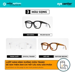 [K30]Gọng kính cận nam nữ chính hãng EYECENTER nhựa dẻo chống gãy EK 6810 by Eye Center Vietnam