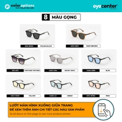 [S26]  Kính mát Crystal UV chính hãng ZAC & CODY nhiều màu 76172 by Eye Center Vietnam