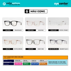 [K32]Gọng kính cận nam nữ chính hãng EYECENTER nhựa dẻo chống gãy EK 8851 by Eye Center Vietnam