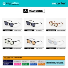 [S23] Kính mát Crystal UV chính hãng ZAC & CODY nhiều màu 5555 by Eye Center Vietnam