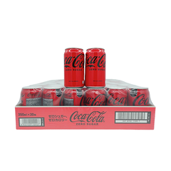 Nước ngọt có ga COCA COLA ZERO CANS 350ml x 30 Cans