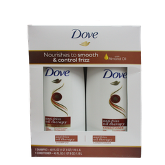 DOVE ANTI-FRIZZ SHAMPOO & CONDITIONER -2pk 2/40oz