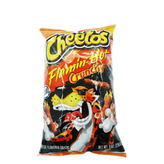 Cheetos Corn Puffs, Crunchy, Flamin' Hot 8Oz