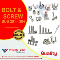 BULONG INOX 304 M3---M30 Giá Rẻ