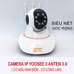 Camera IP Wifi Robo YOOSEE 3.0 3 Anten có màu ban đêm