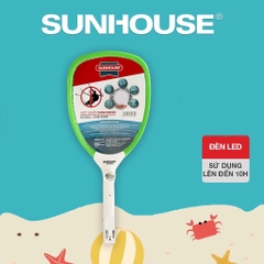 Vợt muỗi Sunhouse E350 có đèn pin cao cấp