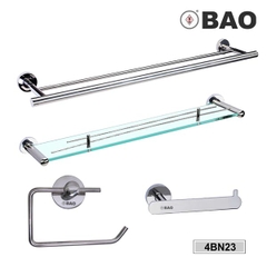 Bộ phụ kiện Inox Bao 4BN23 (có bán lẻ) - Phụ kiện nhà vệ sinh, nhà tắm